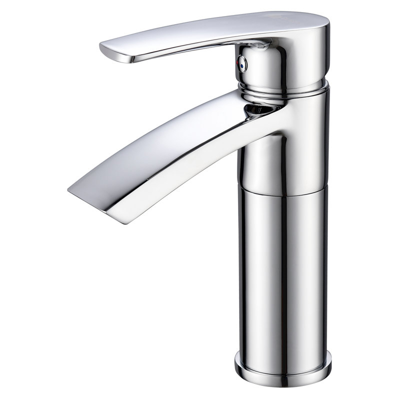 Robinet pour salle de bain à un trou Ariana, Chrome poli