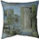 Coussin décoratif Entrée d'un restaurant à Asnières