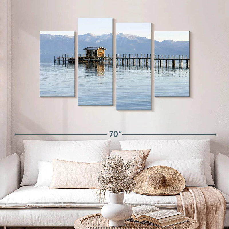 Chalet en bois Alvord Lake Tahoe, H 32 po x l 52 po