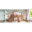 Lits multifonctionnels avec rangement, lit mezzanine simple en bois pour la maison