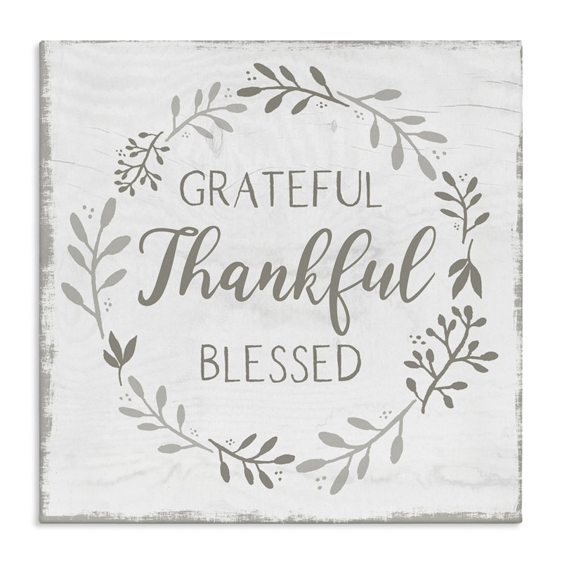 Art mural sur toile Cottage Gratitude, par Val Rhodes, H 30 po x l 30 po