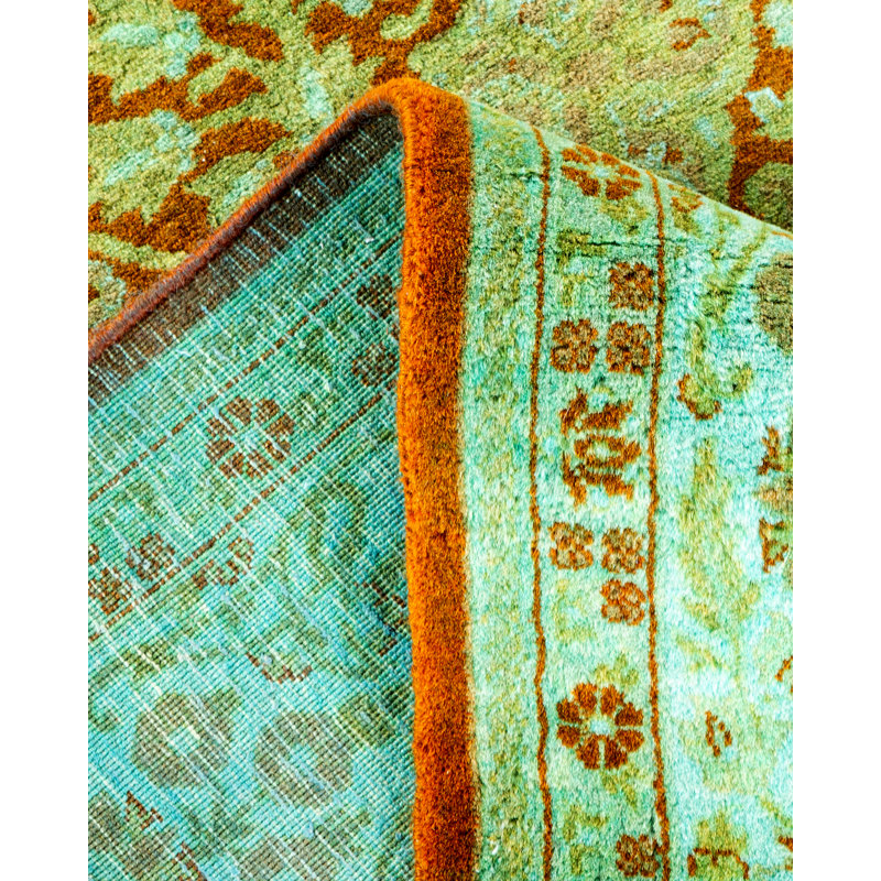 Haydon One-of-a-Kind 5'3" X 8'2" 2000s Wool Area Rug in Orange