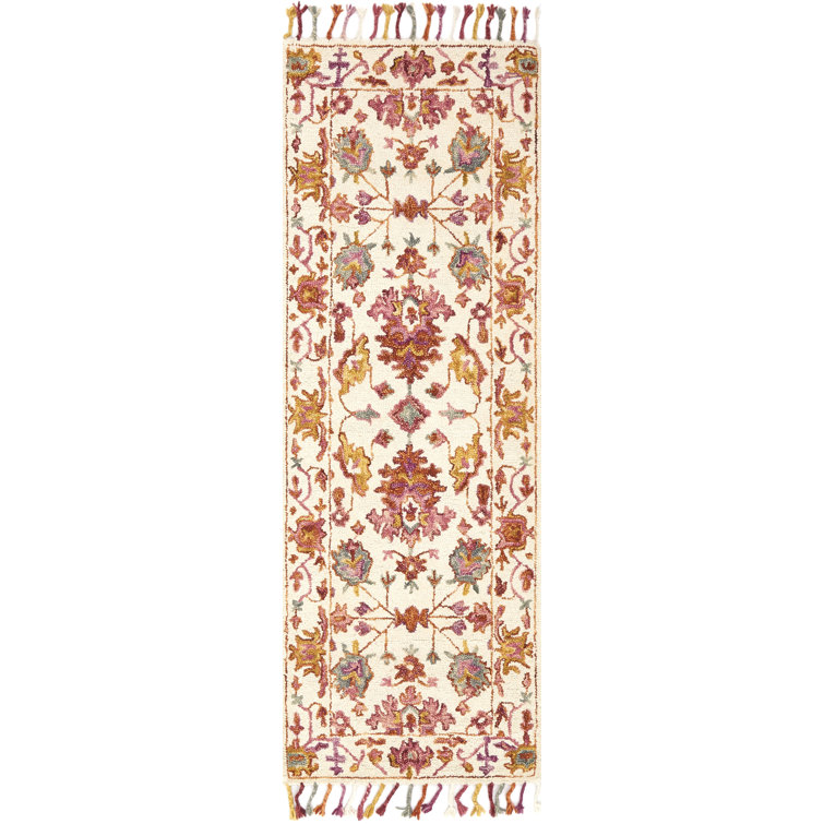 Leyna Hand Hooked Wool Oriental Indoor Rug