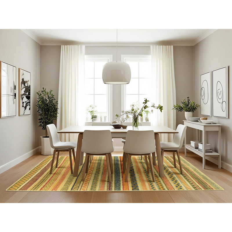 Abstract Indoor Rug, Rectangle 7' x 10'