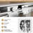 60" W Aluminum Double Sliding Shower Door With 6Mm Clear Tempered Glass And - Shatter Film, Dual Stainless Steel Handles, Adjustable Easy To Install In Bathroom Frame Door, Width, 72" Height, 1/4"-124993780