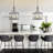 Setser Modern 5-Light Lantern Round Chandelier
