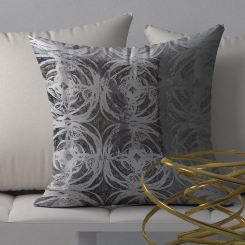 Housse de coussin carrée et crème précieuse, 24 po x 24 po