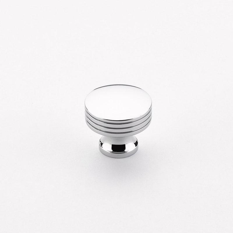 Menlo Round Knob, Polished Chrome