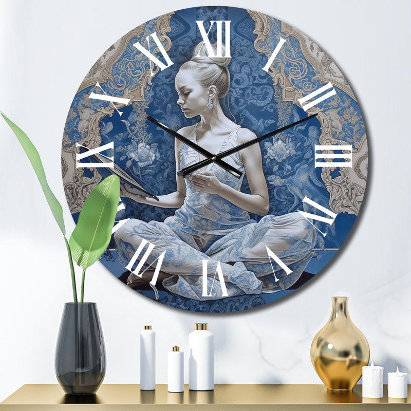 Horloge murale élégante, H 16 po x l 16 po