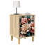 36cm W Engineered Wood Bedside Table