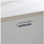Coiffeuse en marbre de 43 po, coiffeuse de salle de bain avec lavabo sous-comptoir rectangulaire et panneau de 4 po de hauteur