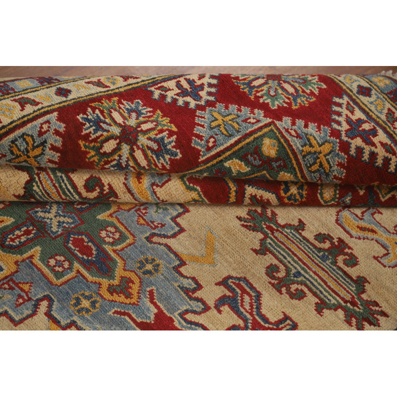 Tapis oriental fait à la main Kazak 5 x 7