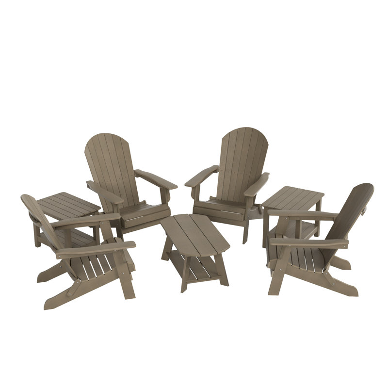 Arrlo 4 - Person Patio Conversation Set, Taupe