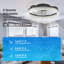 Ventilateurs de plafond 20 pouces avec lumières et télécommande-1249977473