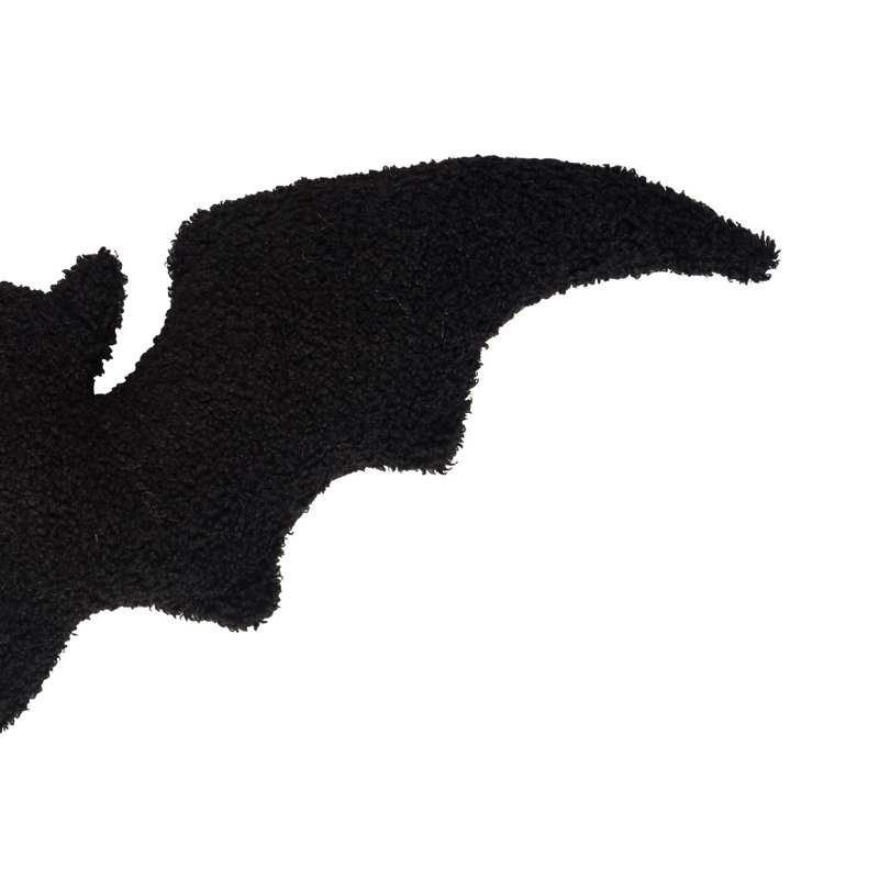 Bat Shaped Halloween Throw Pillow