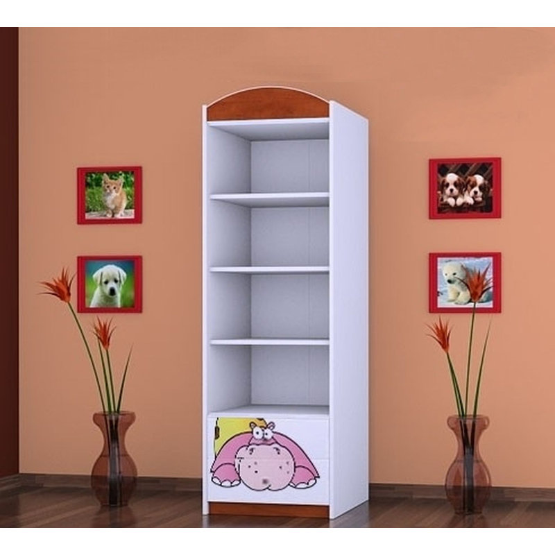 Lankford 1 Door Wardrobe, Red