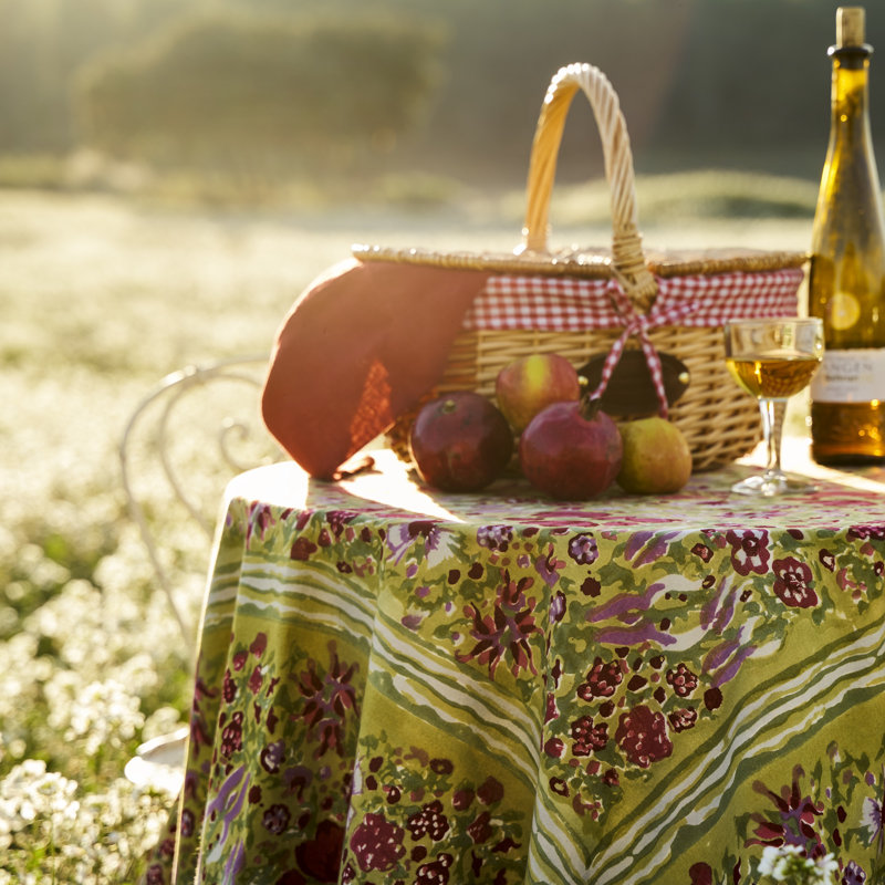 Jardine Tablecloth, 90" Square