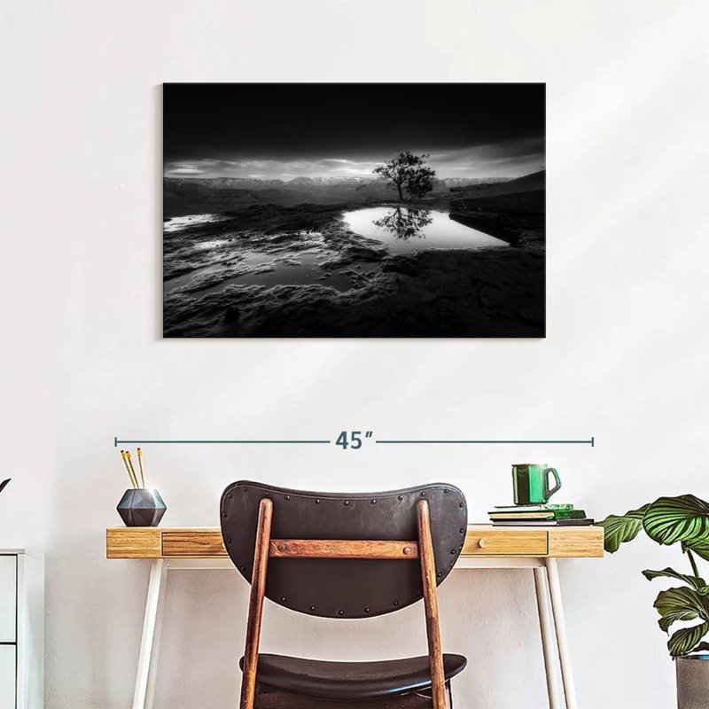 Marchelle Monochrome Doe Mountain Summit, 24" H x 36" W