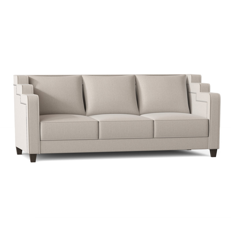 Abbey Sofa, Grayfield Ash, Brown Mahogany