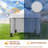 120'' W x 120'' D Steel Pop-Up Canopy-110742298
