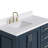 42.25'' Single Bathroom Vanity with Carrara Quartz Top-94668813-94668814