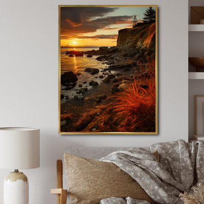 Norson Vibrant Costal Clift sur toile
