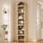 76" Tall Narrow Arched Bookcase（Set Of 2）-678103273