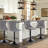 360°Swivel Bar Stools with Black Base-1046688766