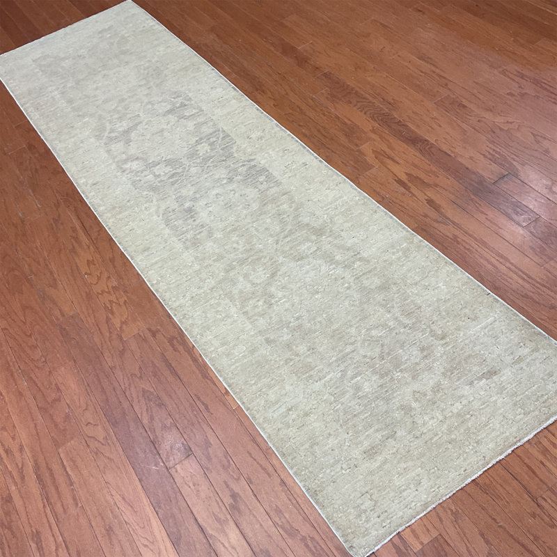  Handmade Oushak Wool Runner