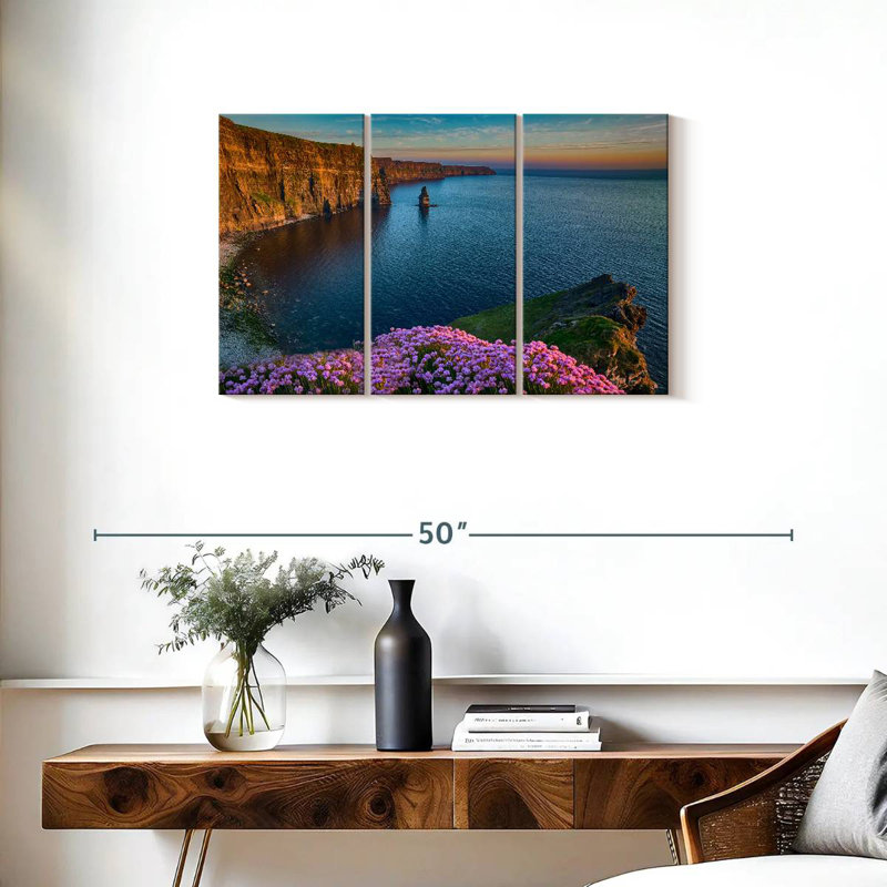 Sebbie Scenic View At Moher Cliffs, 20" H x 33" W