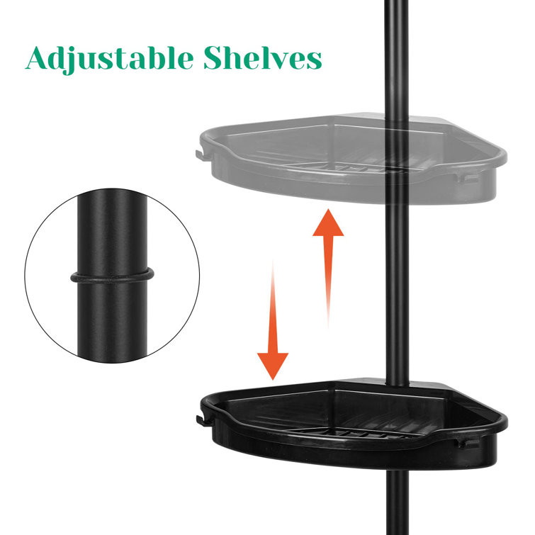 Doric Tension Pole Shower Caddy Rebrilliant