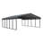 Galvanized Steel Carport, 20X24X7-2073654852