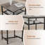 Bar Table, Equipped With 2 Bar Stools , With Backrest And Partition-396701442