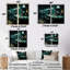 Chef-d'œuvre Nighthawks par Edward II - décoration murale moderne-392928839-392928835-392928833