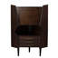 Armoire de bar d'angle