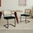 Tristen Rattan and Fabric Upholstered Dining Chairs-124083194-124083195