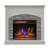 duraflame Wall Mantel Electric Fireplace, Fairfax Oak