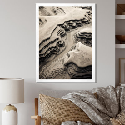 «Eernal Dunes Desert Rivers I», reproduction sur toile