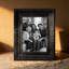 Cadre photo mural 11 "x 11" noir 1pc pour manteau de cheminée-1415254808-1415254810-1415254821
