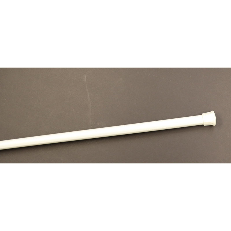 Tringle à ressort (28 po à 48 po) - Blanc