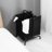110l Cloth 2 Laundry Hamper With Lid, Sorting Cards For Clothes, Storage Basket Lid And Cards, Black , Clothes