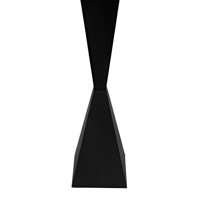 Brixton 66'' Matte Black Adjustable Torchiere Floor Lamp