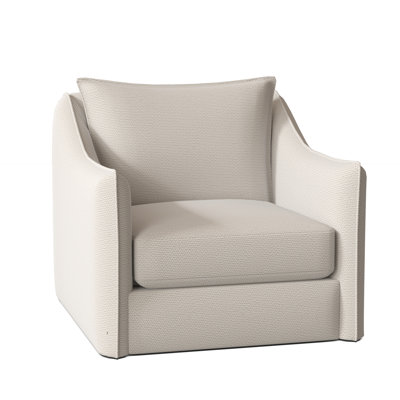 Joli Upholstered Swivel Armchair
