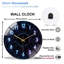 Horloge murale de style néon numérique 12 po