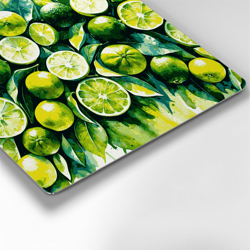 «Fruit Lime Key», art mural en métal vert, H 12 po x l 12 po
