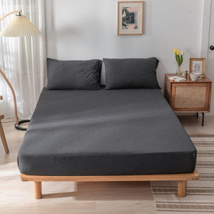 Drap-housse en coton tricoté 3 pièces DONEUS