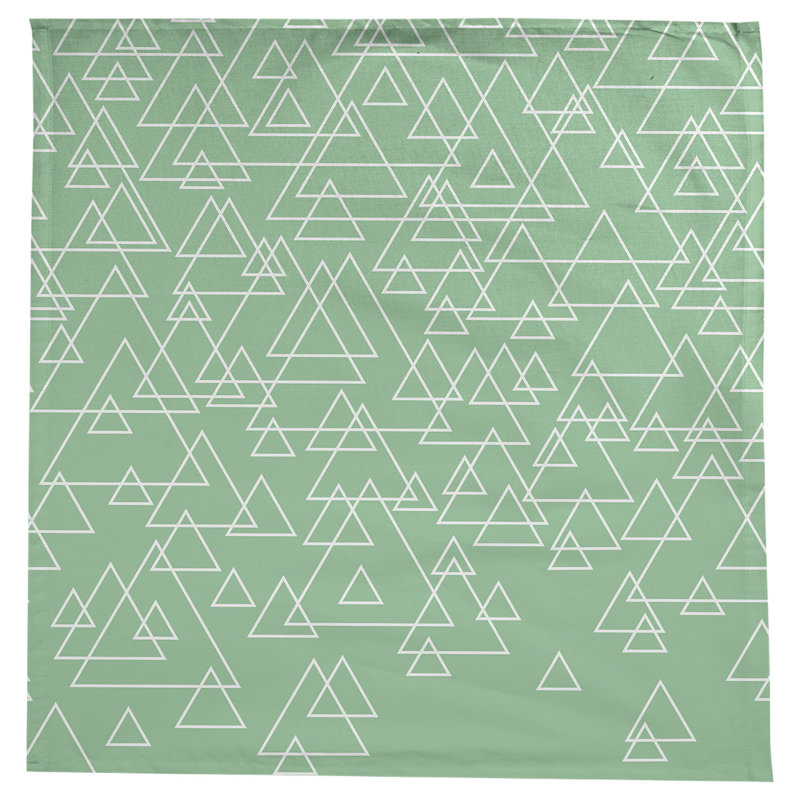 Nappe à triangle dispersé Avicia, Vert