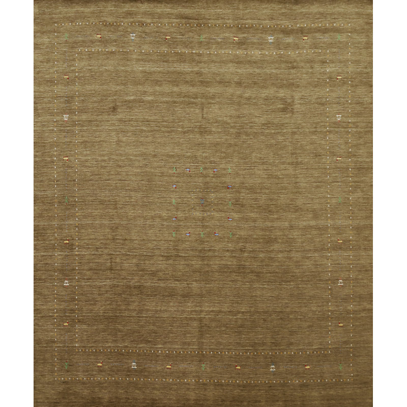 Tapis tribal fait à la main de style Gabbeh 12 x 12