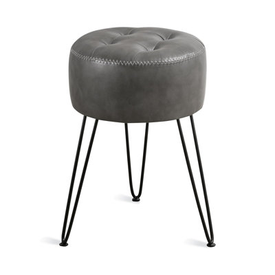 Faux Leather Vanity Stool Chair for Makeup Room by George Oliver