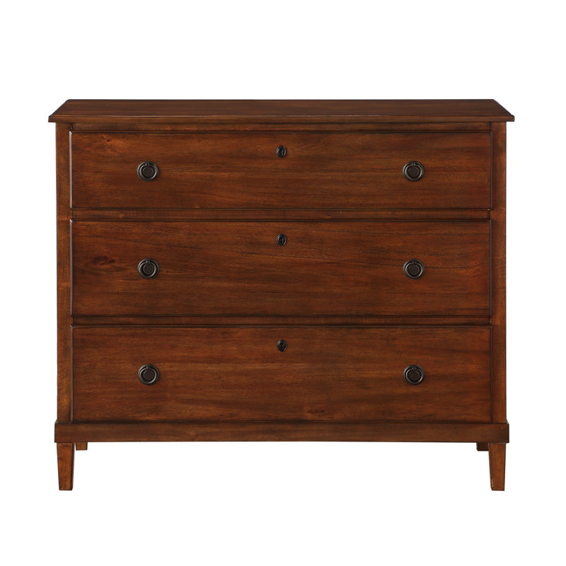 Gracia 42'' W 3 - Drawer Dresser, Brown